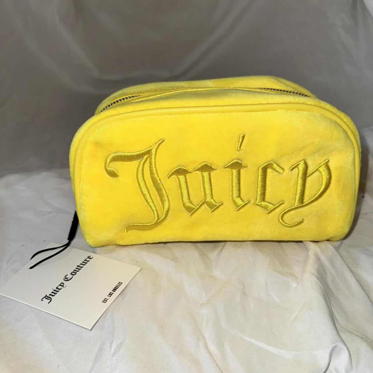 Juicy Couture Iris Makeup Bag in Yellow 💛RRP | Depop