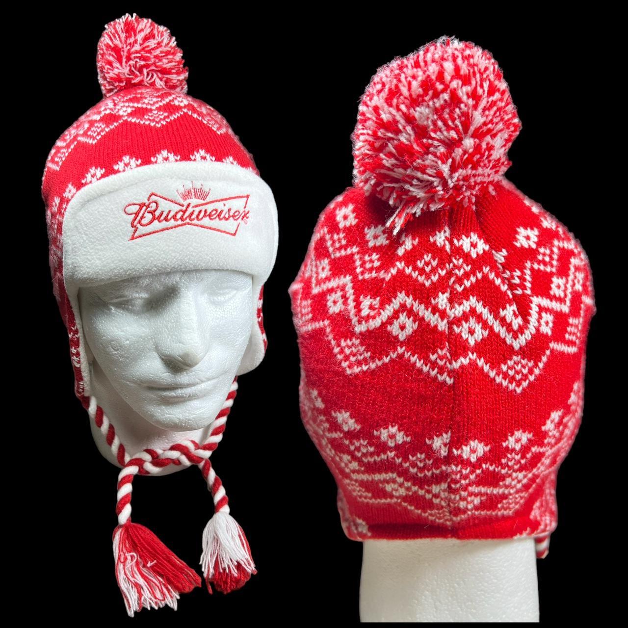 This Budweiser beanie is the perfect addition to any... - Depop