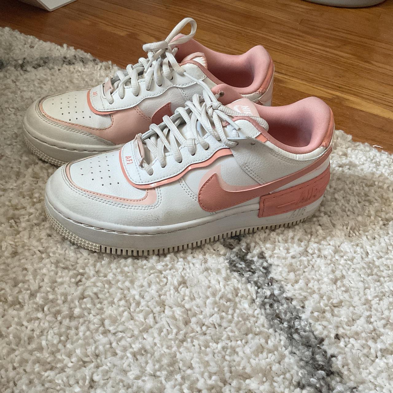 Air force 1 shadow pink size 7 best sale