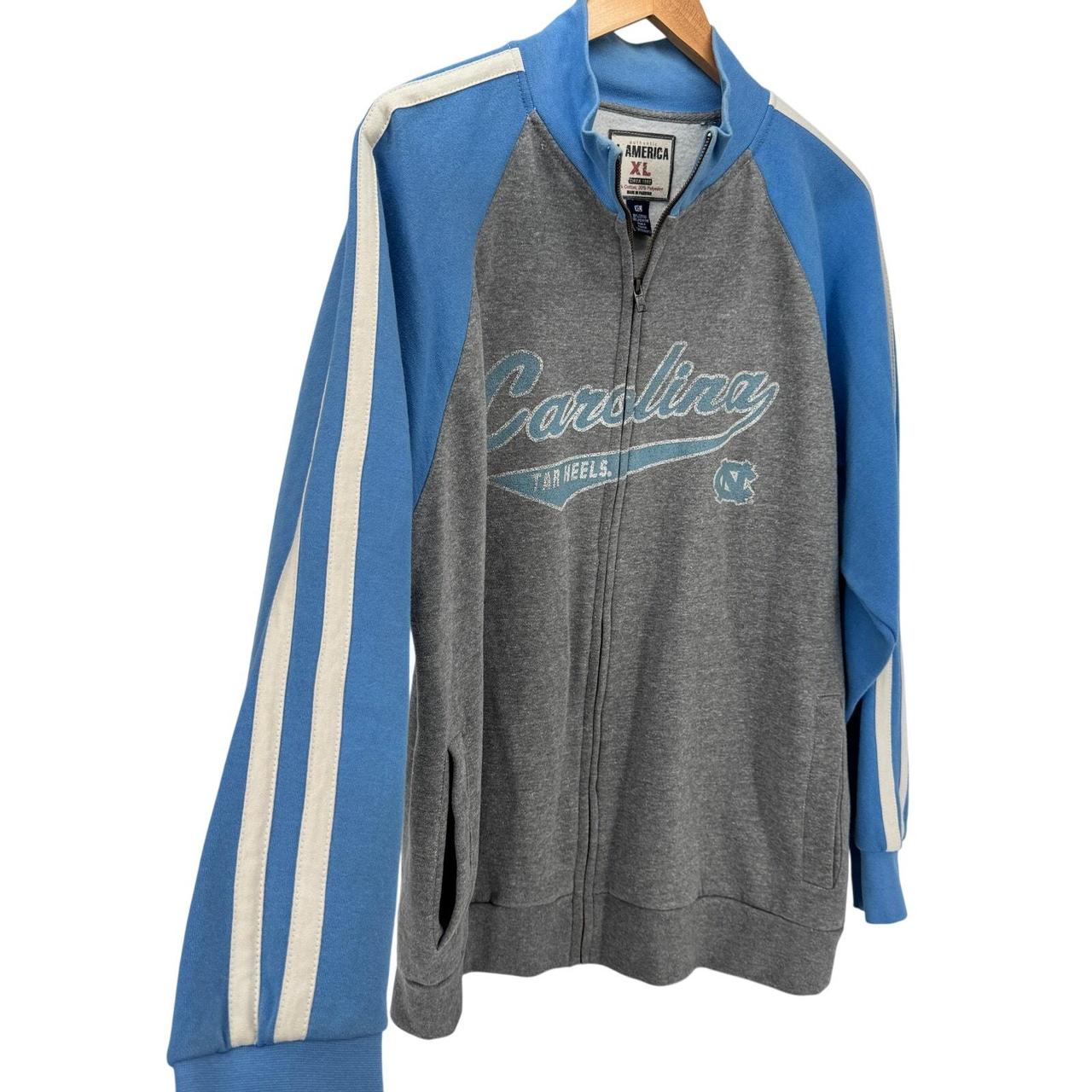 Preloved Men's Jacket - Grey/Blue - XL – UNC Tar … - image 4