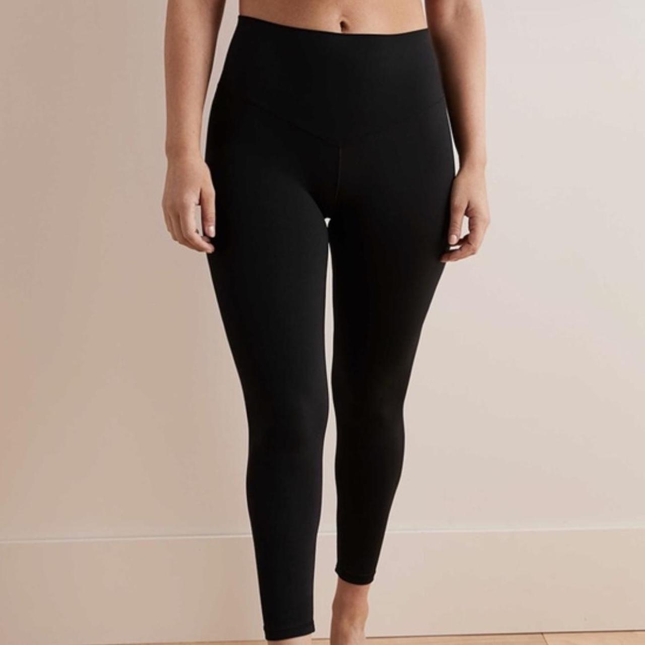 Aerie Women's Black Leggings Depop