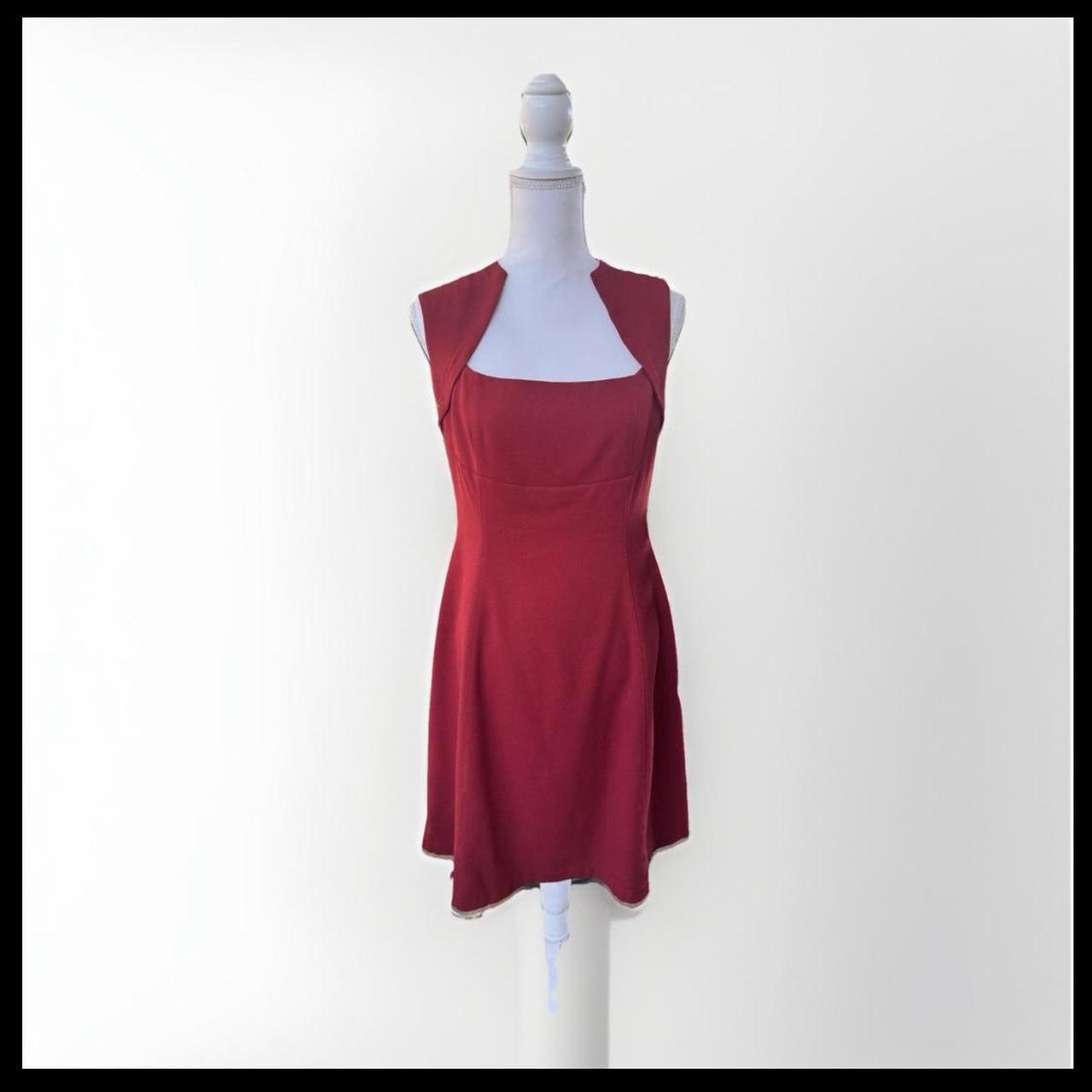 Adolfo Domínguez Women's Babydoll Dress - Red - L… - image 1