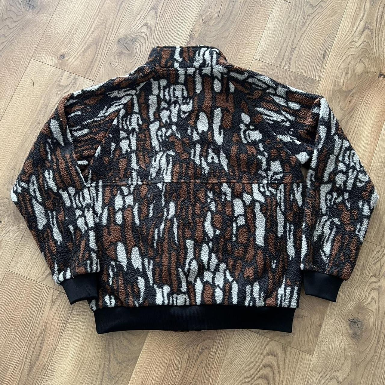 stussy tree bark fleece