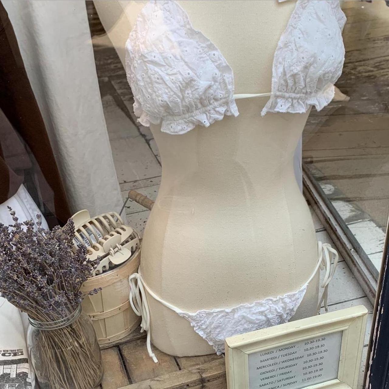 Brandy melville europe exclusive bikini!! white,... Depop