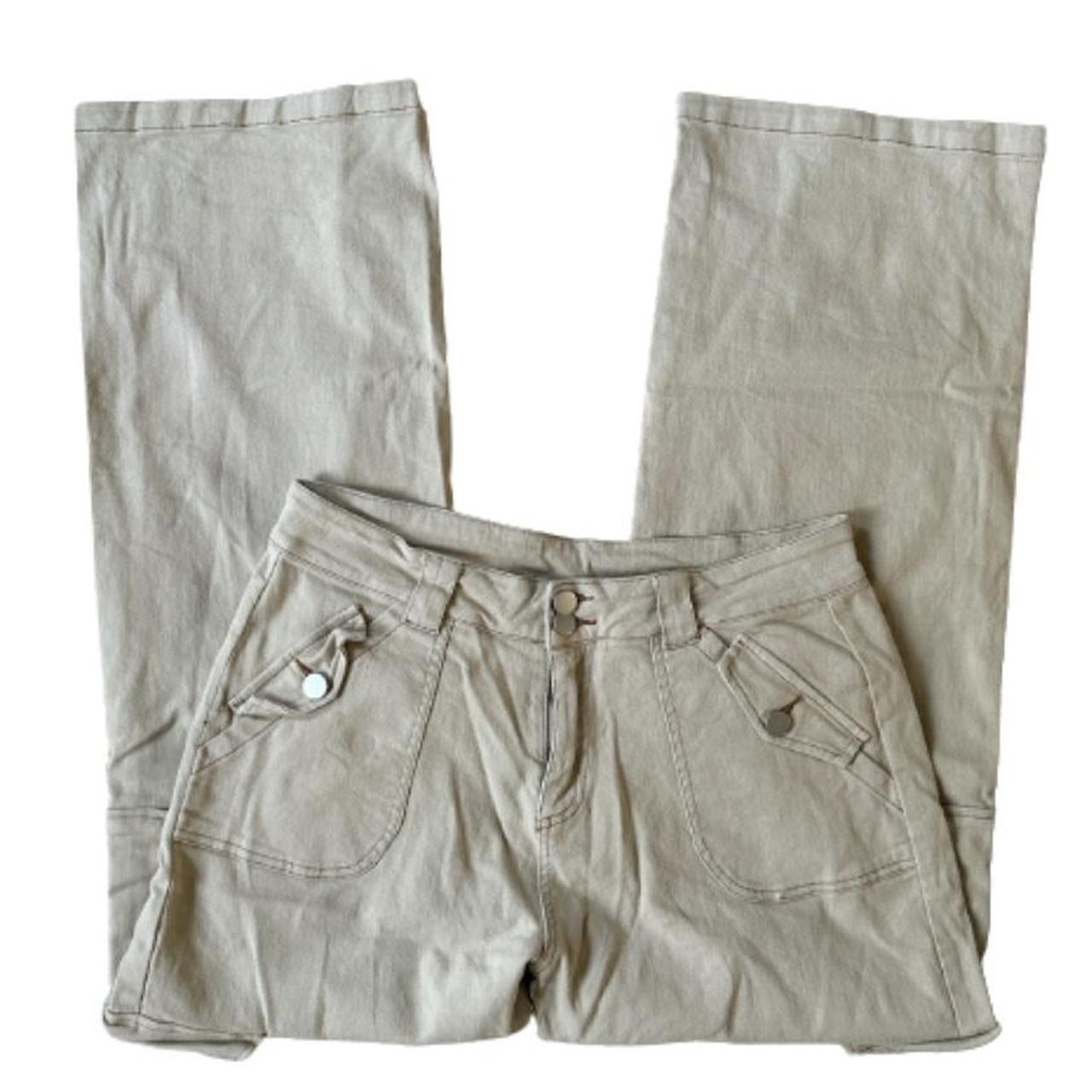 Sisters & Seekers Women's Tan Trousers Depop