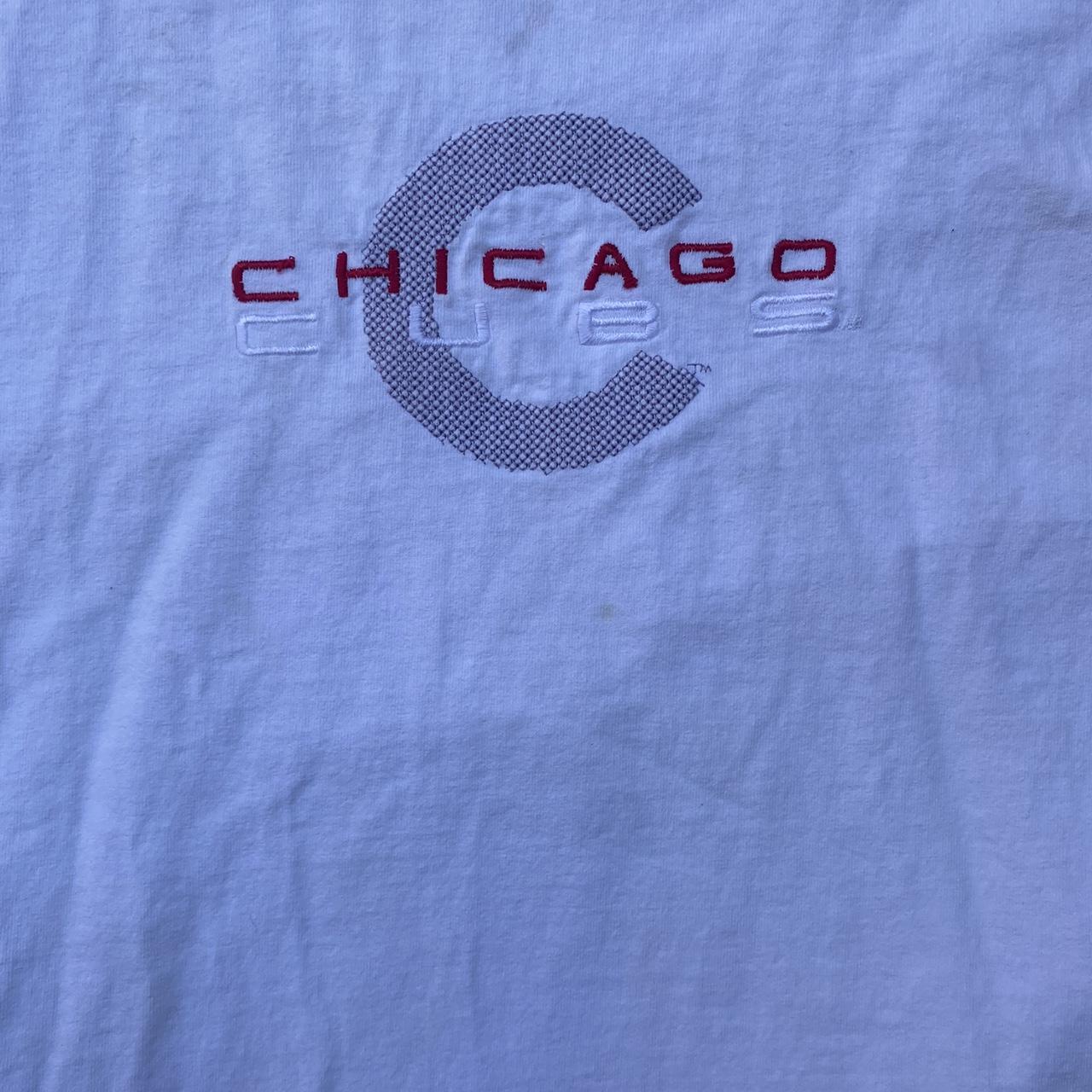 Vintage Chicago Cubs 1995 Giveaway Graphic Tee Large - Depop