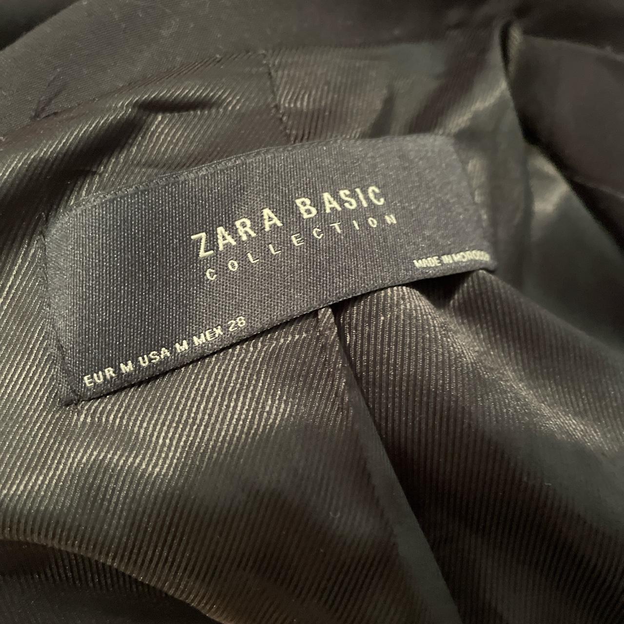 zara tuxedo dress with shoulder pads blazer... - Depop