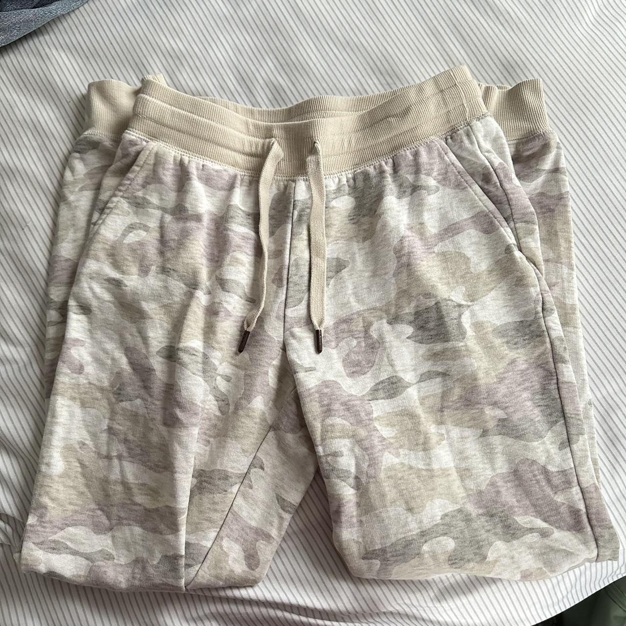 camo joggers 💜🤍 - Depop