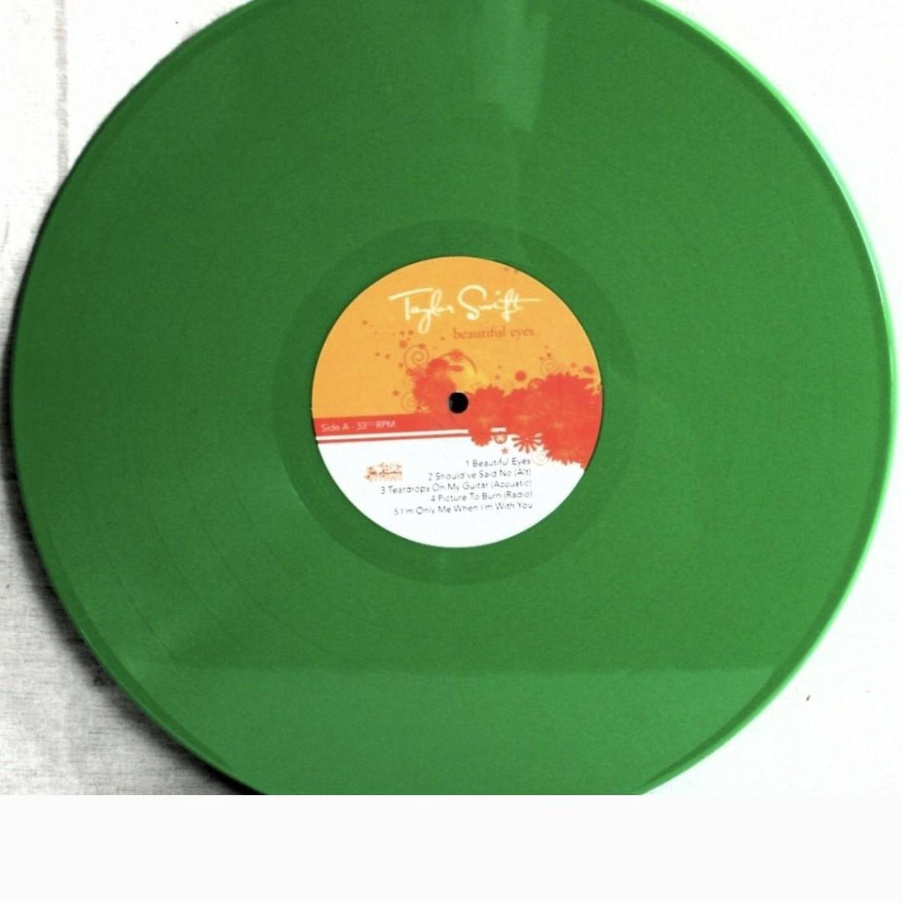 Taylor Swift Beautiful Eyes sealed green vinyl with | Depop