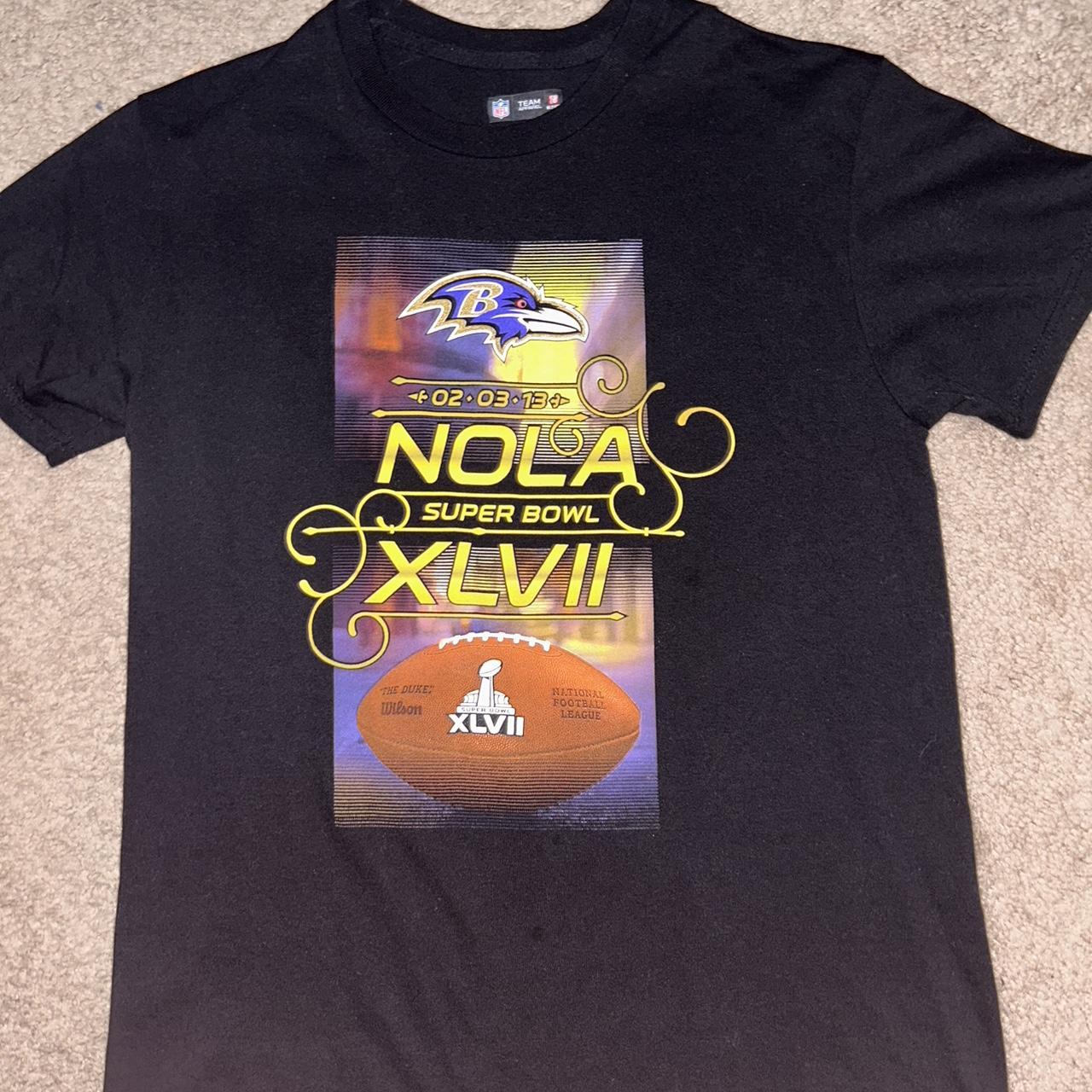 Vintage Ravens 2013 Super Bowl T AMAZING condition... - Depop