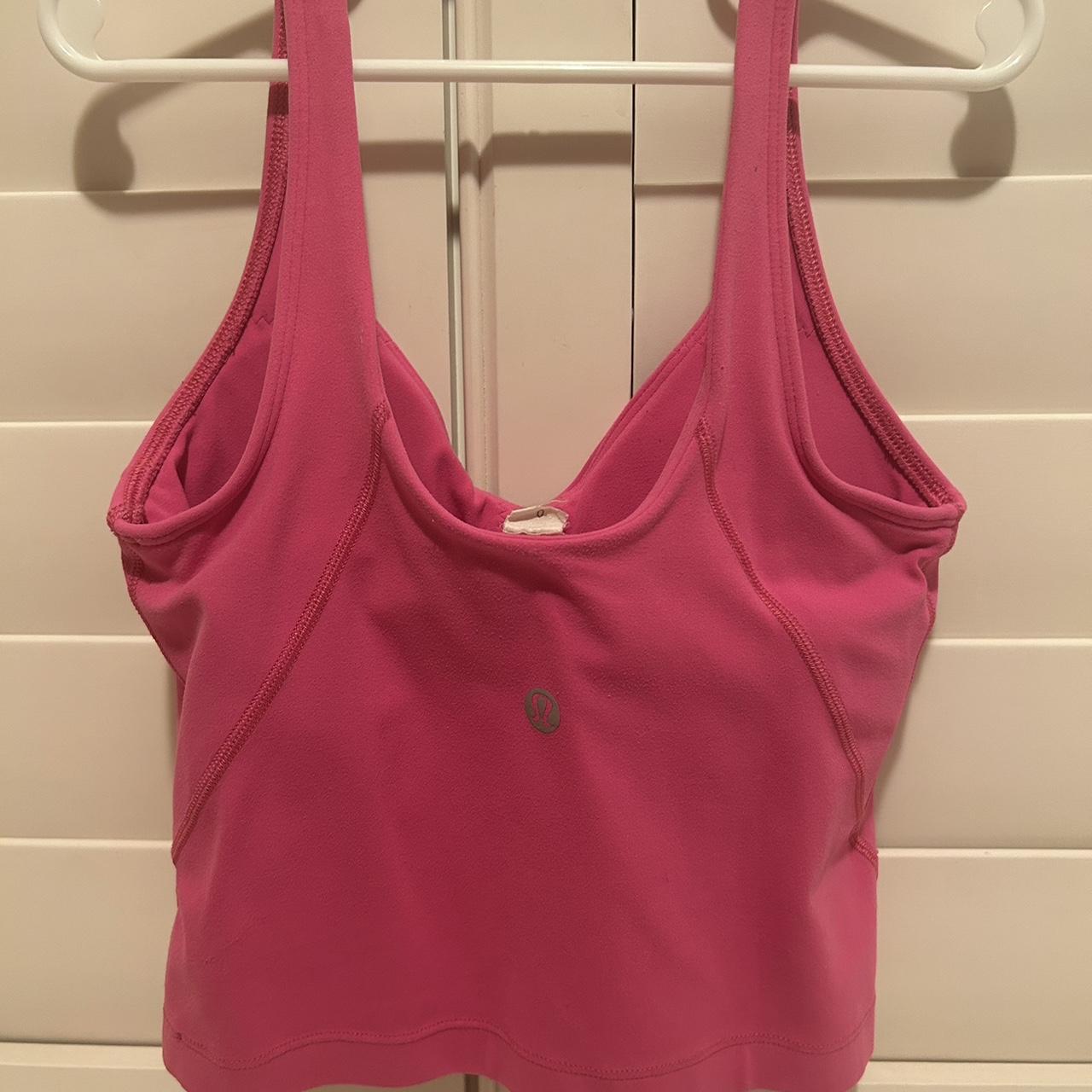 Lululemon Women's Pink Vest Depop