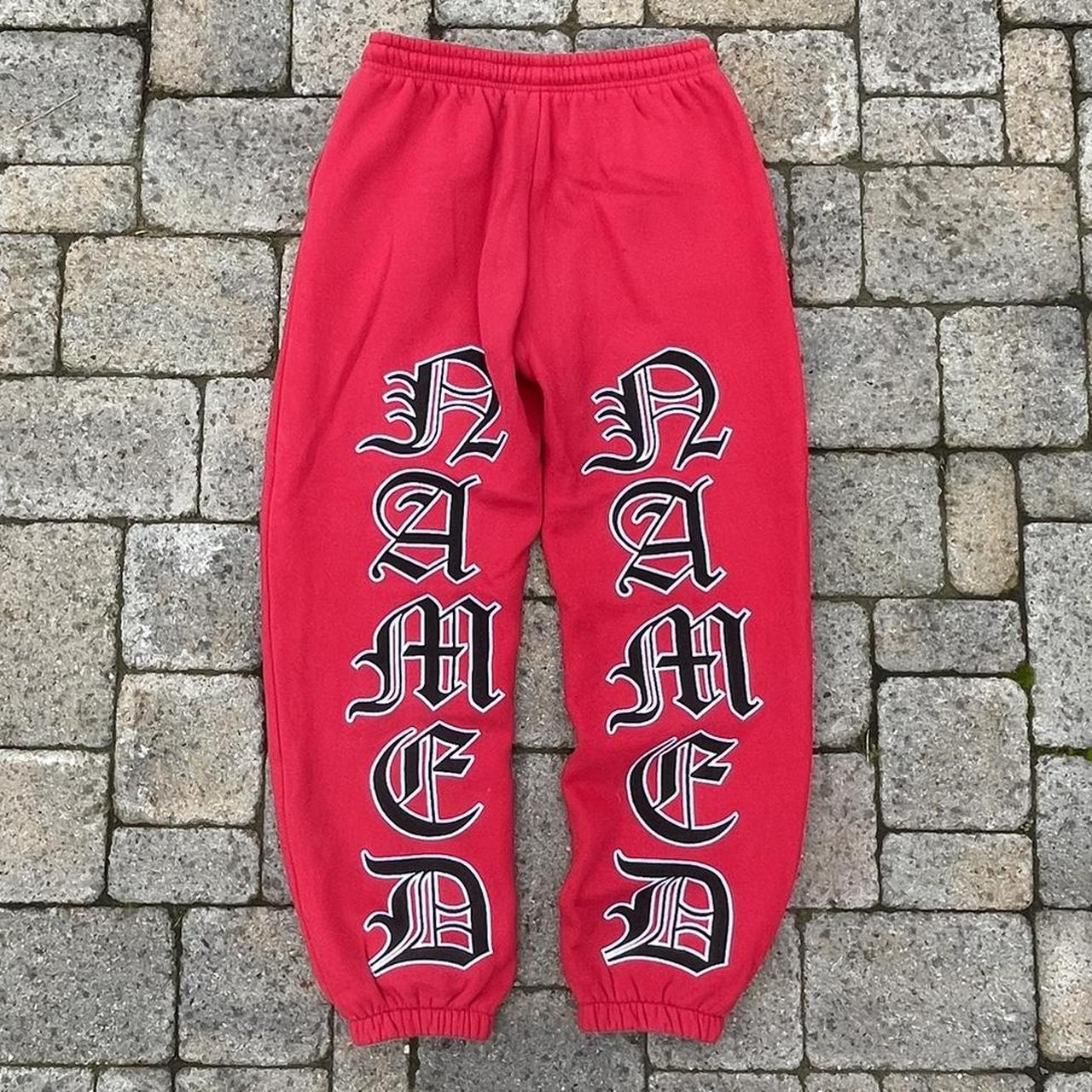 Named Collective Mission Red Sweatpants Size Depop