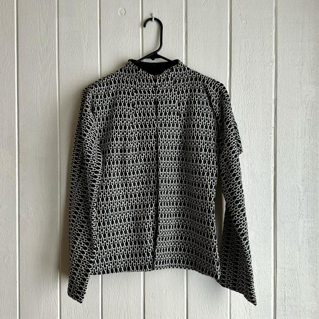 tricot コムデギャルソン ポリエステル 長袖ブラウス AD1996 グレー