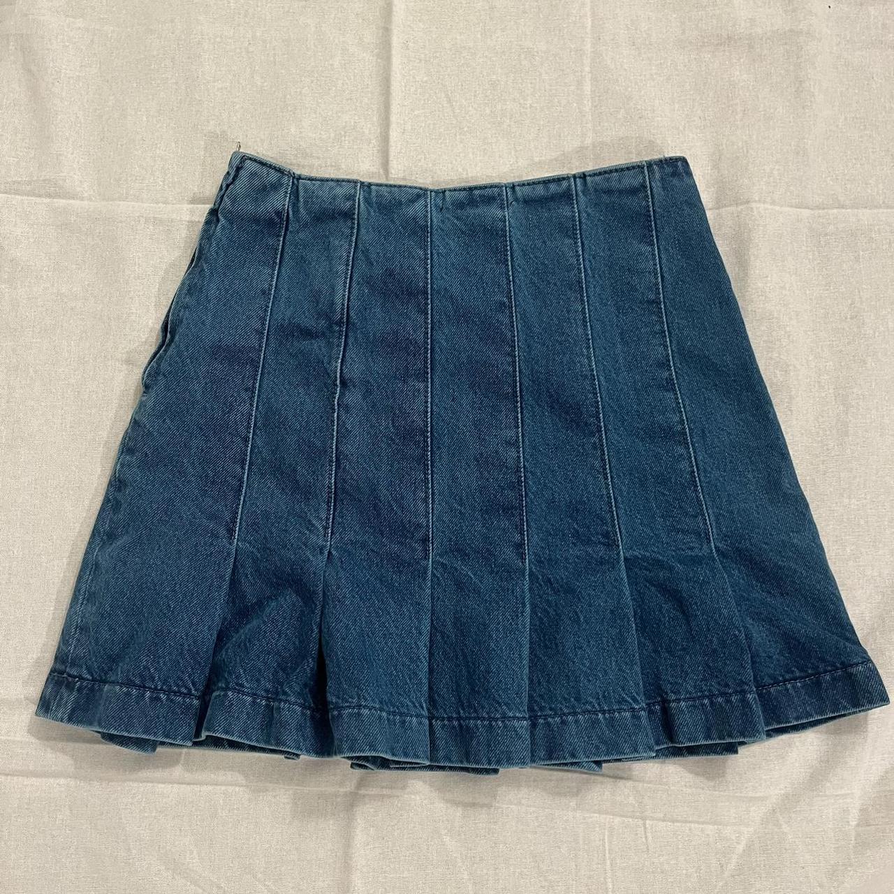 Zara Women's Blue Skirt | Depop