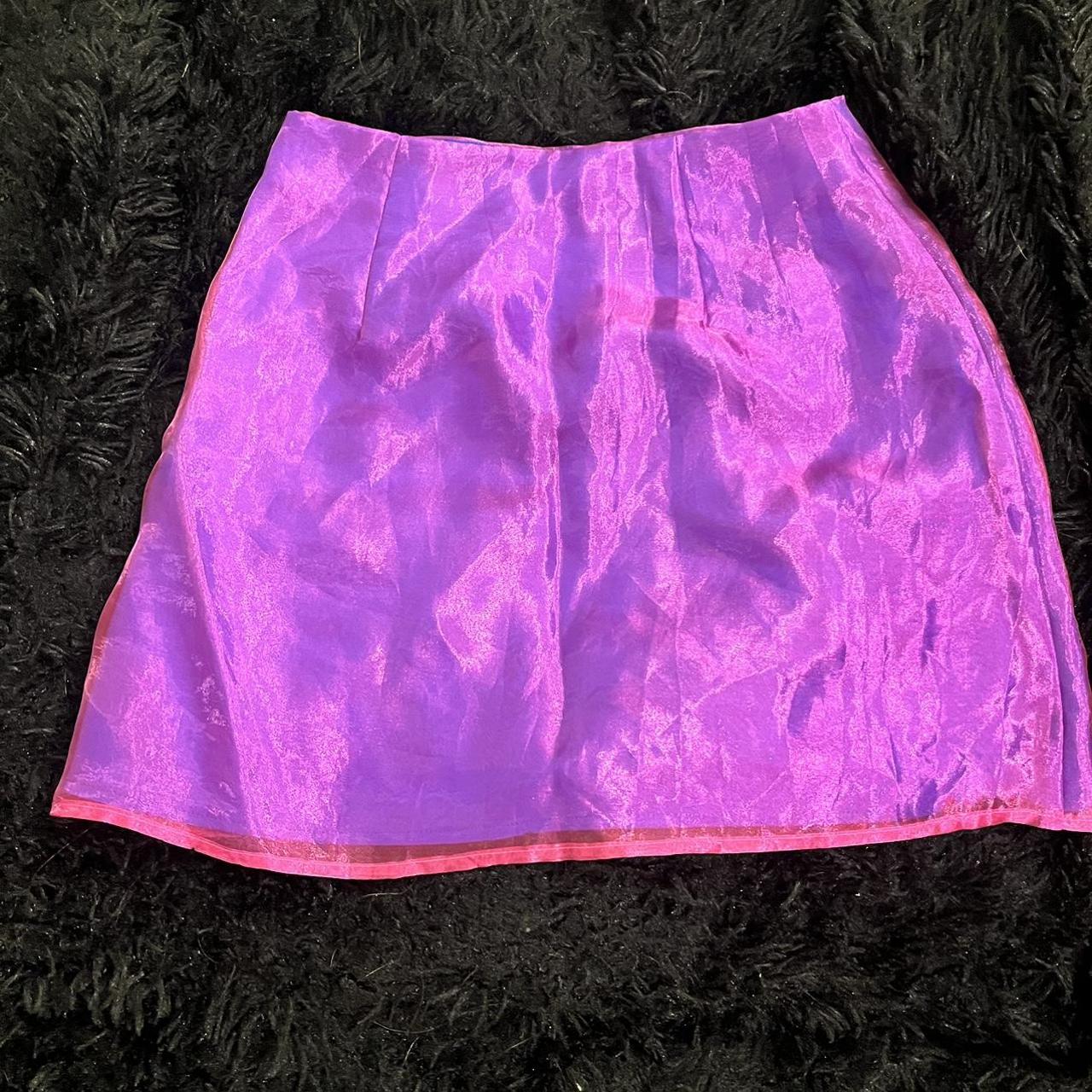 Delia's Women's Pink and Blue Skirt | Depop