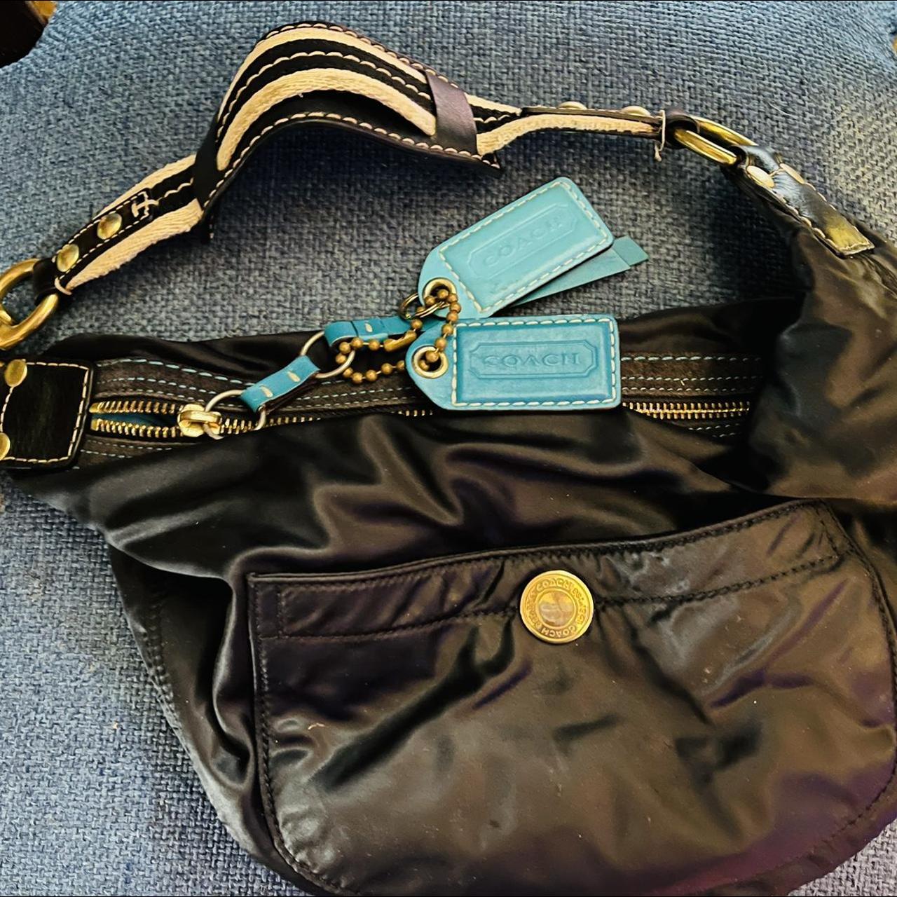 Coach nylon shoulder bag hot sale