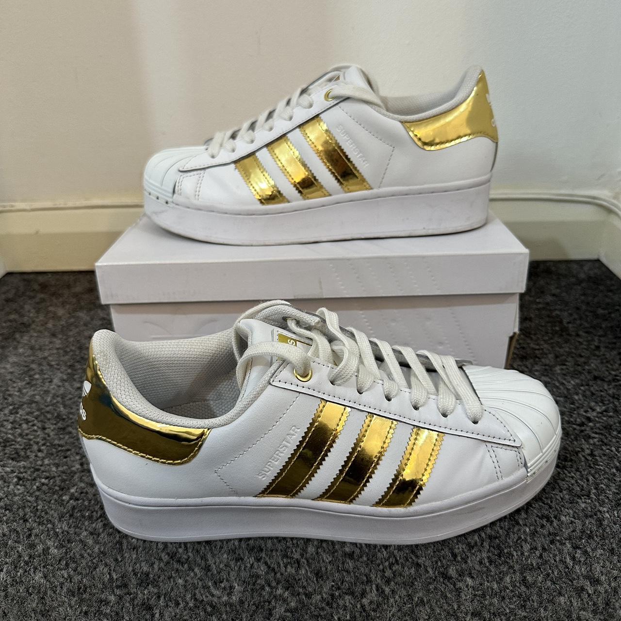 Adidas superstar gold tumblr best sale