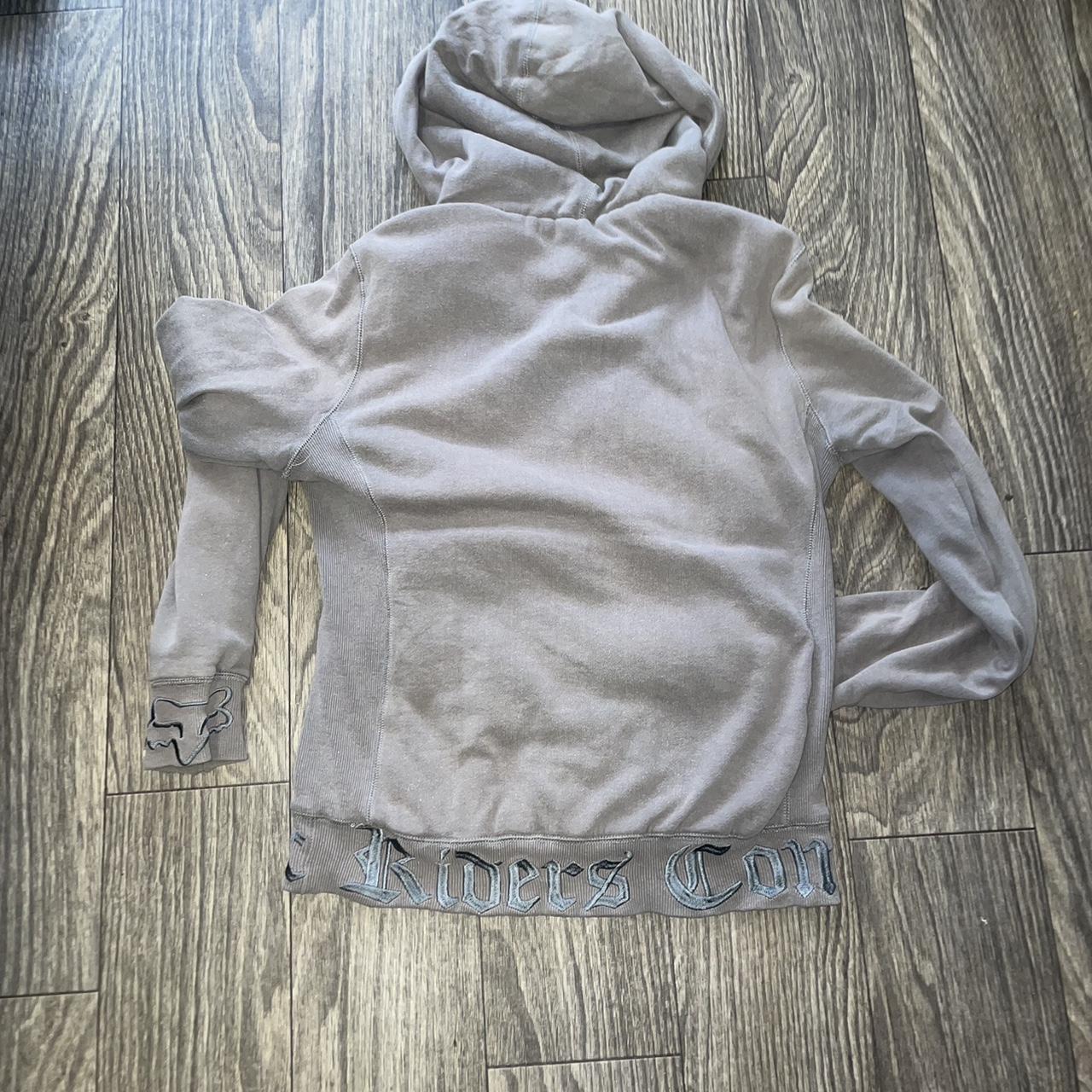 Crazy y2k Fox racing snow leopard lined faux fur | Depop