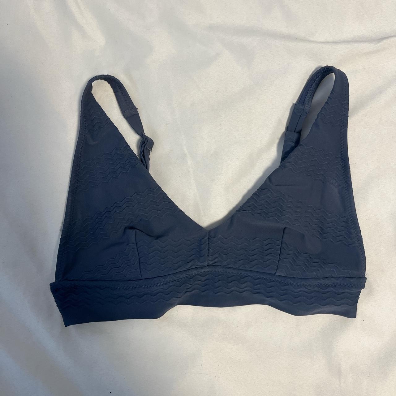 Aerie Navy Bikini Top Scoop style Great condition Depop