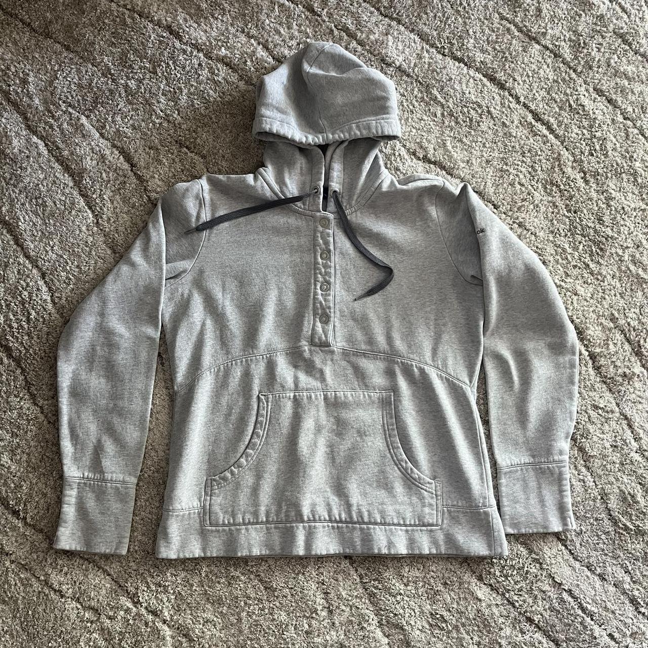 Reebok hoodie shop womens silver