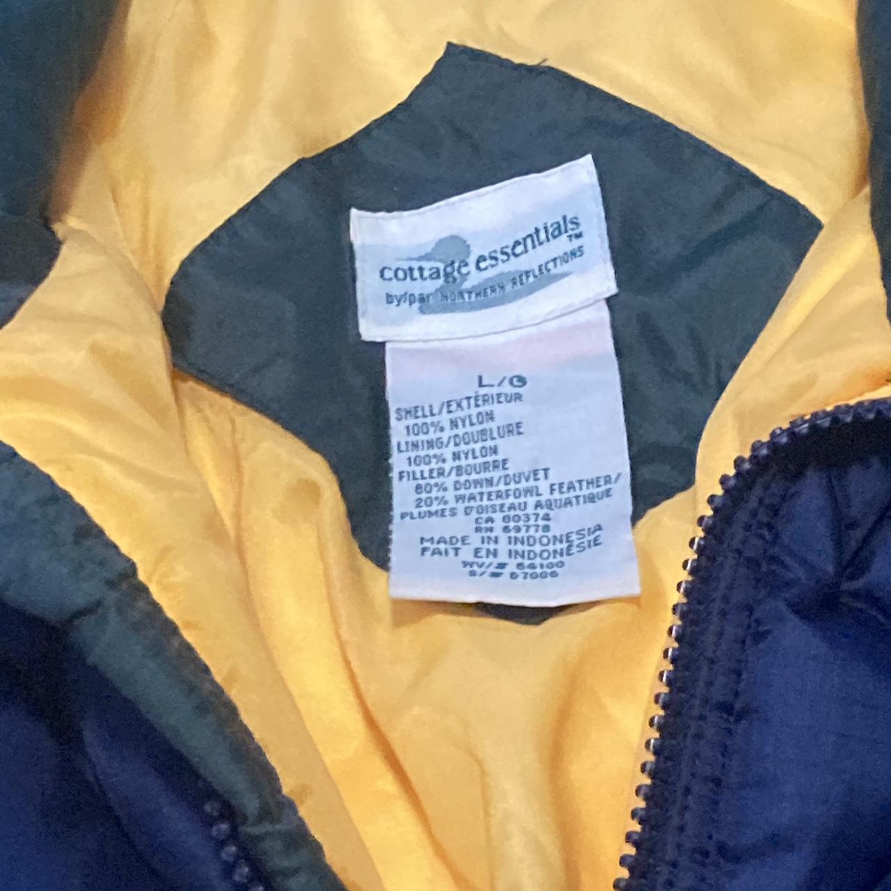 Northern Reflections Men S Blue And Yellow Coat Depop