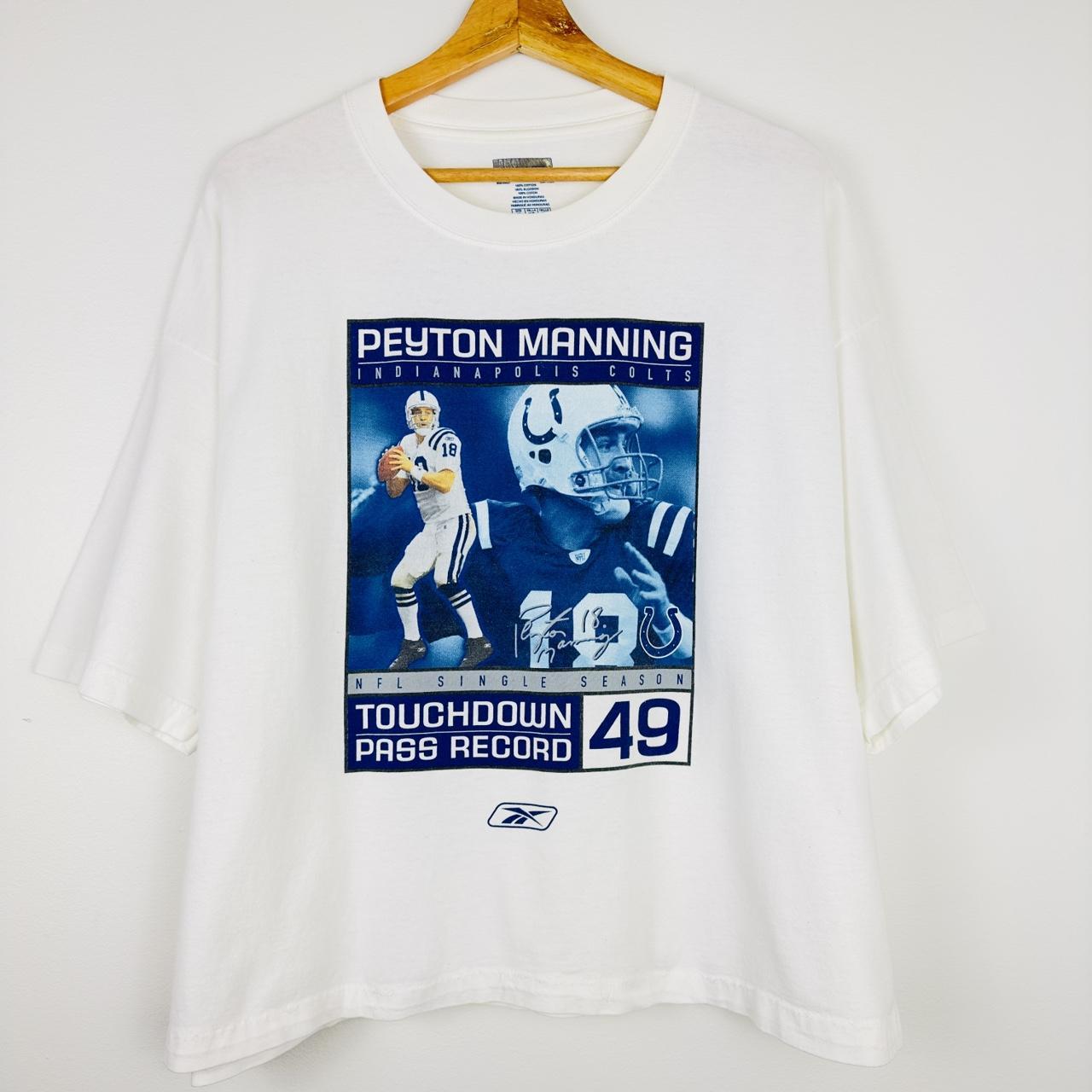 Colts Peyton Manning T-shirt Measurements: 24 inches - Depop