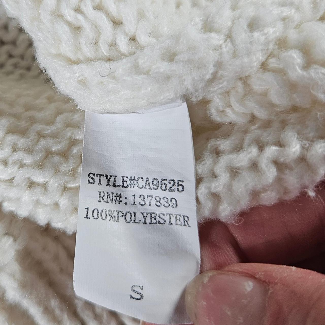 Preloved Women's Cardigan - Cream/Pink - S – Luna… - image 6