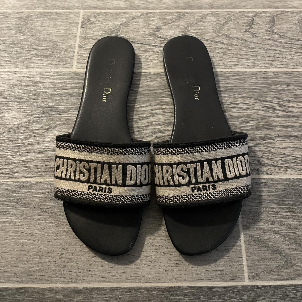 Christian Dior Women's Slides Depop