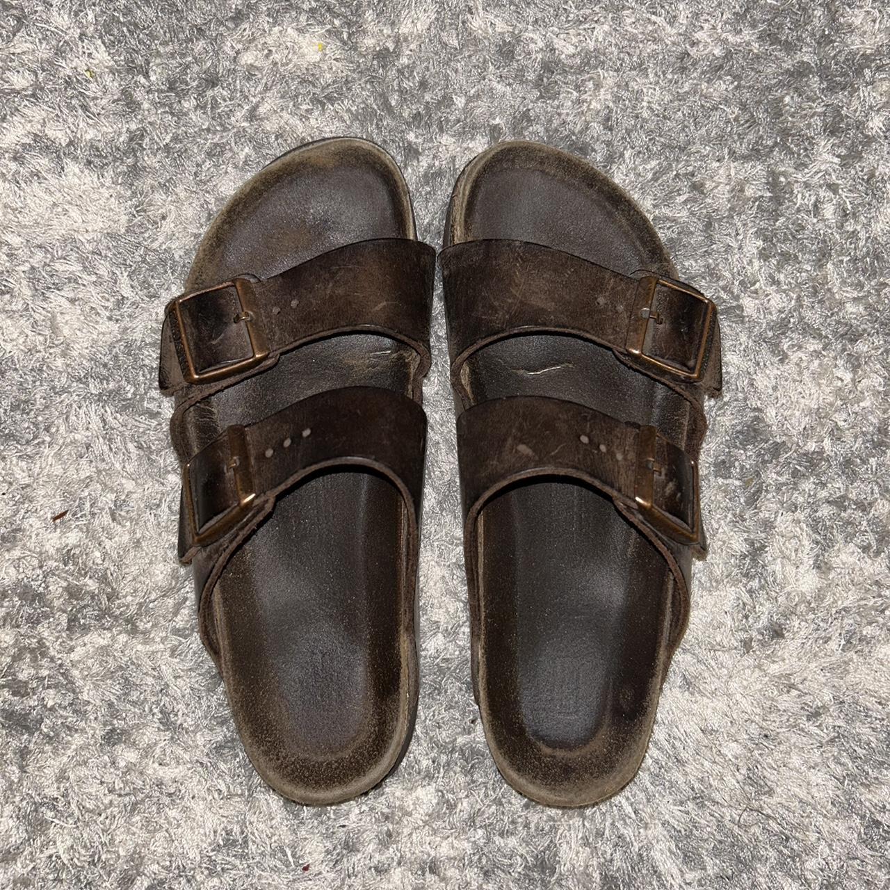 Birkenstock Women's Brown Sandals | Depop