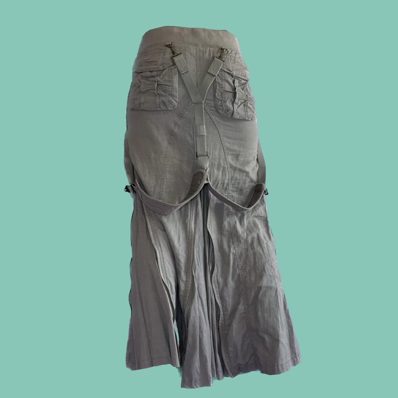 Y2K cybergoth utility cargo skirt *USE* DEPOP...