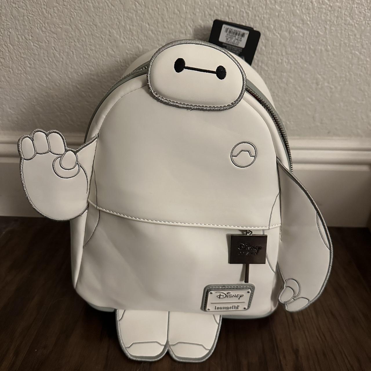 Loungefly Disney Glow in top the Dark Talking Baymax Mini Backpack NWT