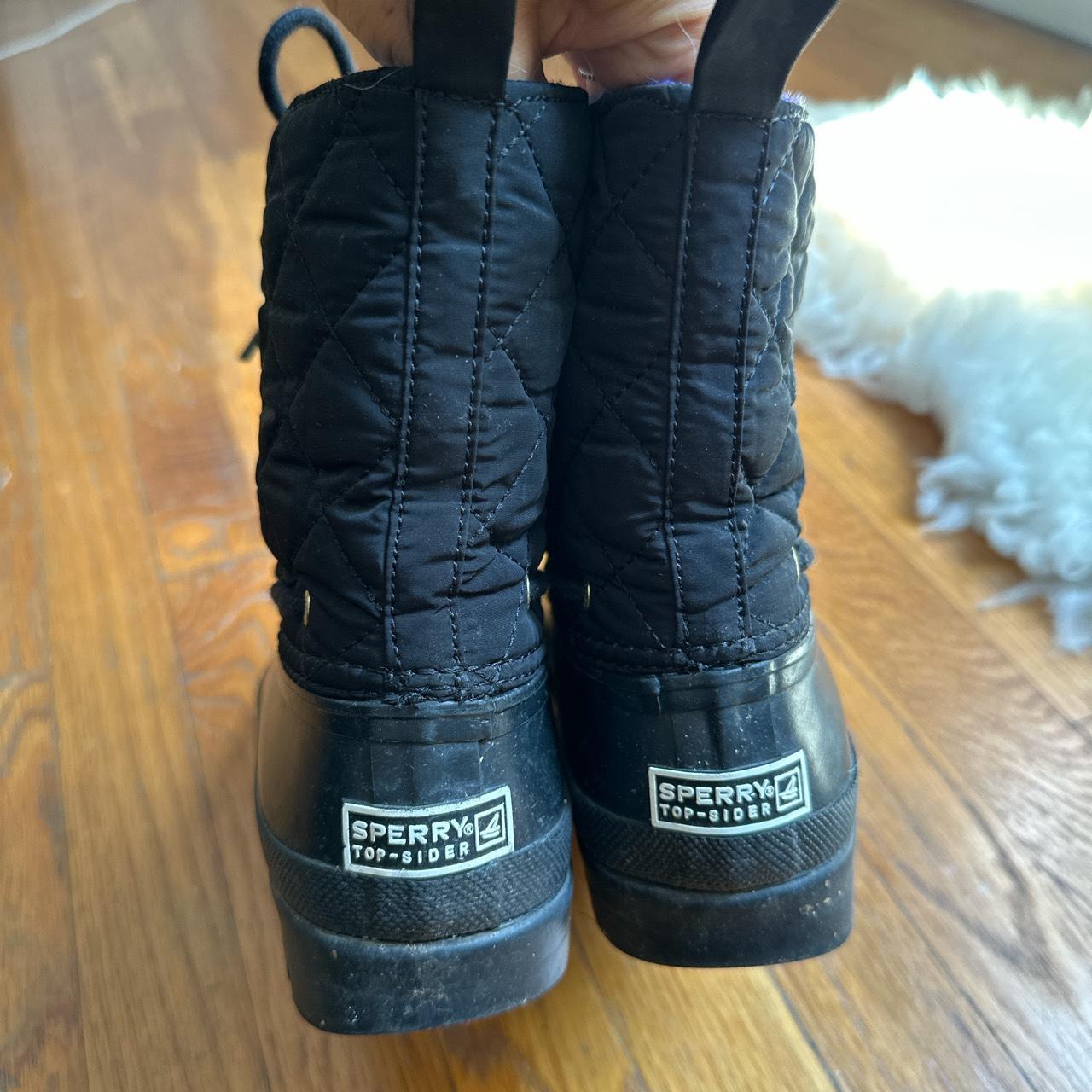 purple sperry rain boots