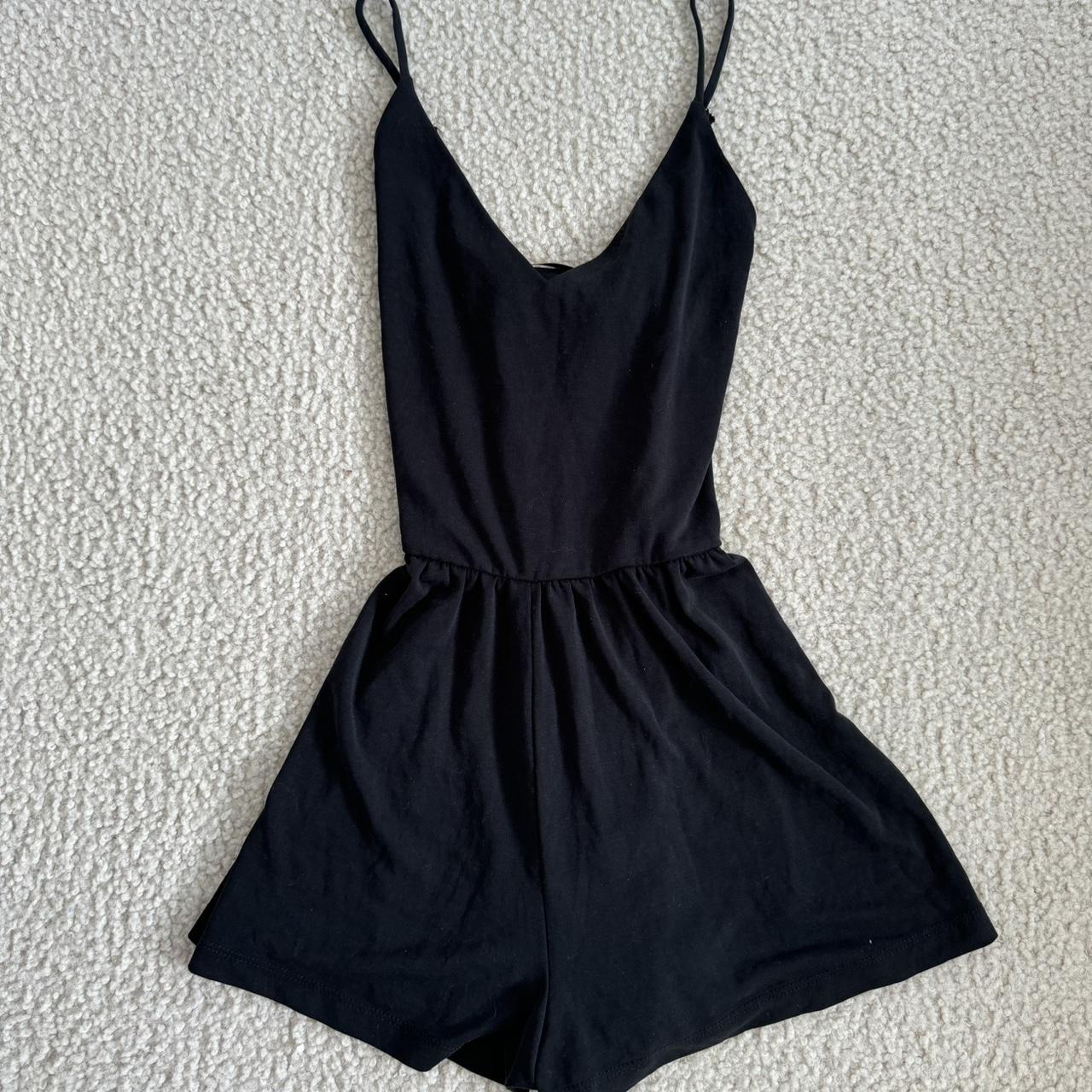 Forever 21 black romper hotsell