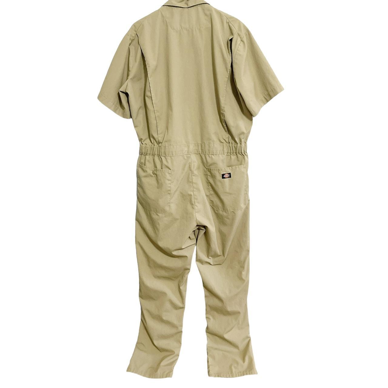 Dickie’s Utility Coverall’s/Jumpsuit Tan, zip and... Depop