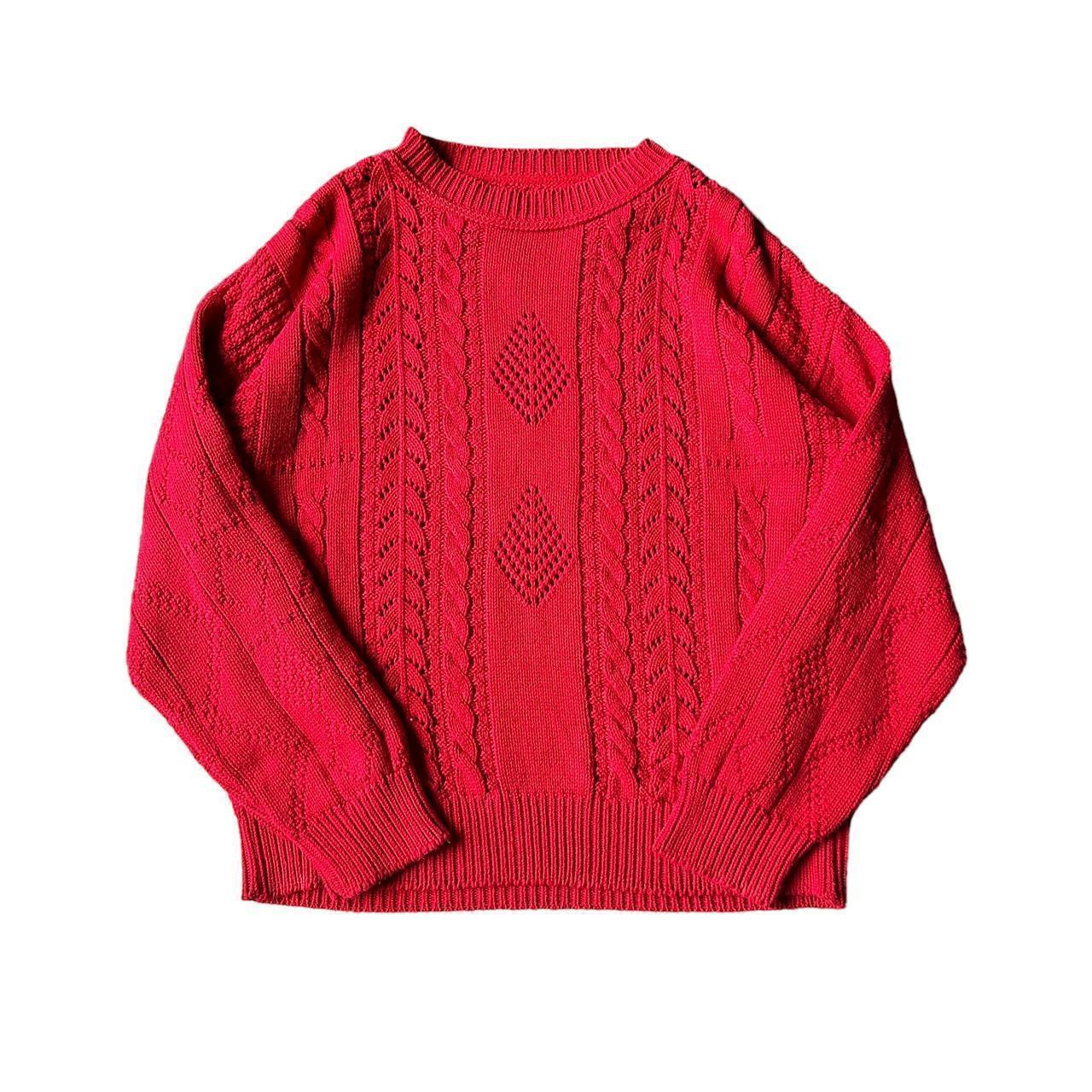 Men's Red Jumper Depop