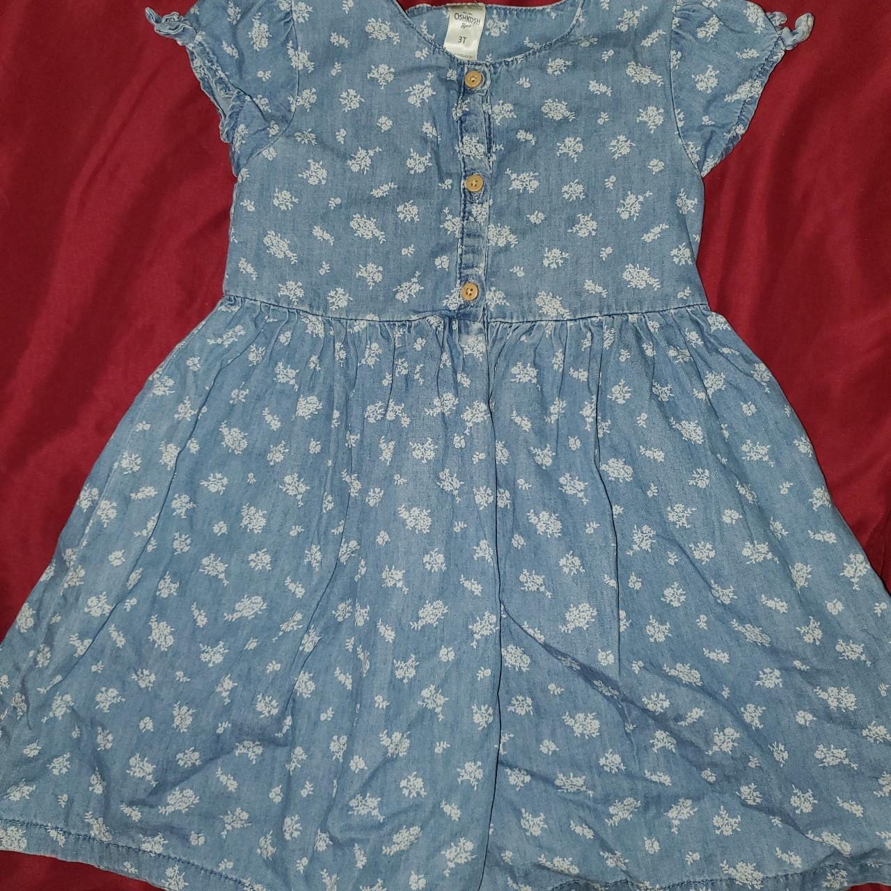 OshKosh B'gosh Blue Dress | Depop