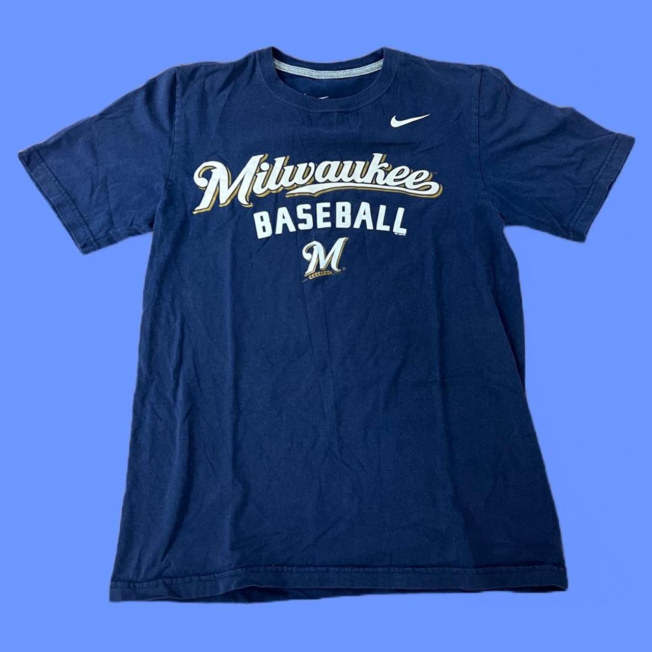 Milwaukee Brewers Nike Baseball T-Shirt (Size - Depop