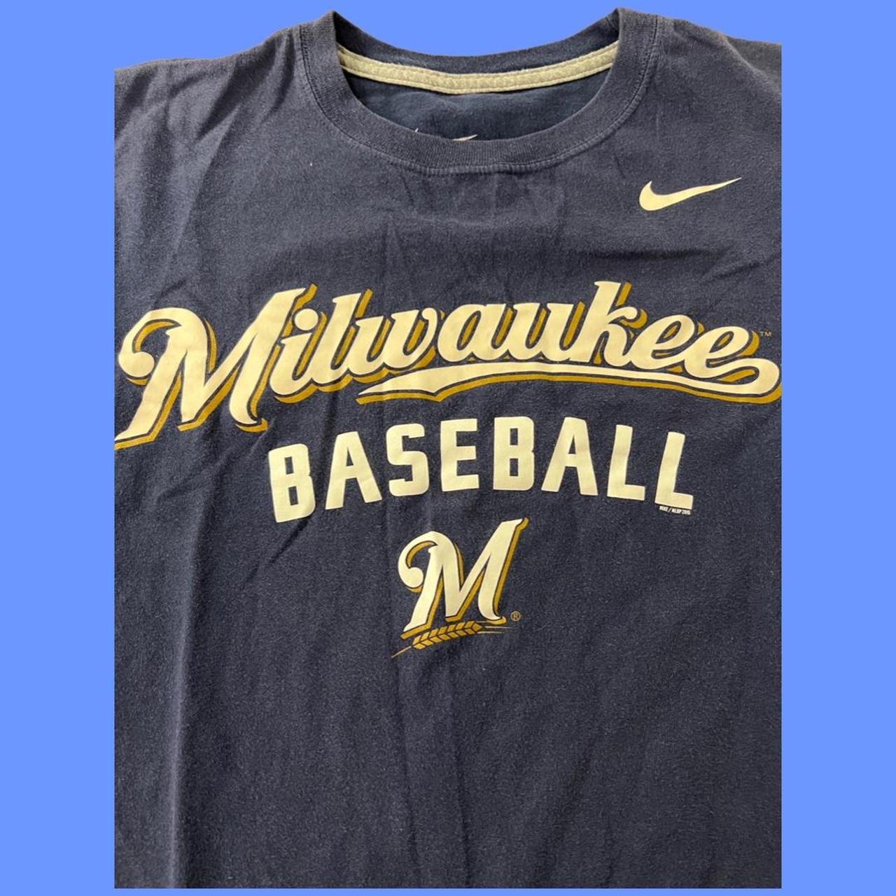 Milwaukee Brewers Nike Baseball T-Shirt (Size - Depop
