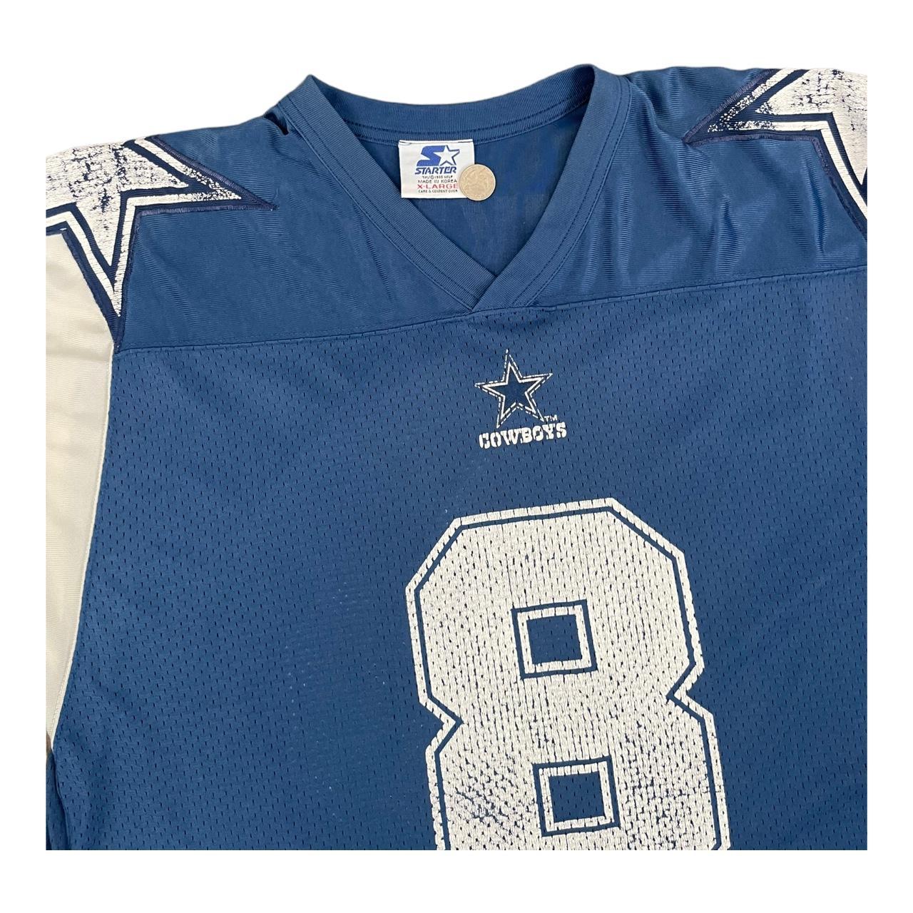 Vintage Reebok Dallas Cowboys Troy Aikman Jersey - Depop