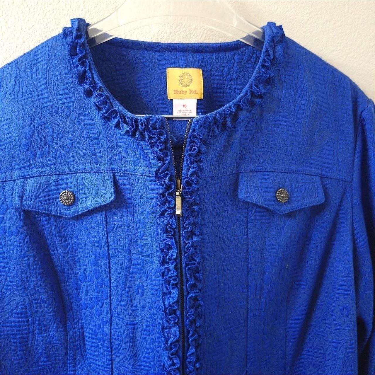 Ruby Rd. Women's Blazer Jacket - Blue - 16 – Ruby… - image 2