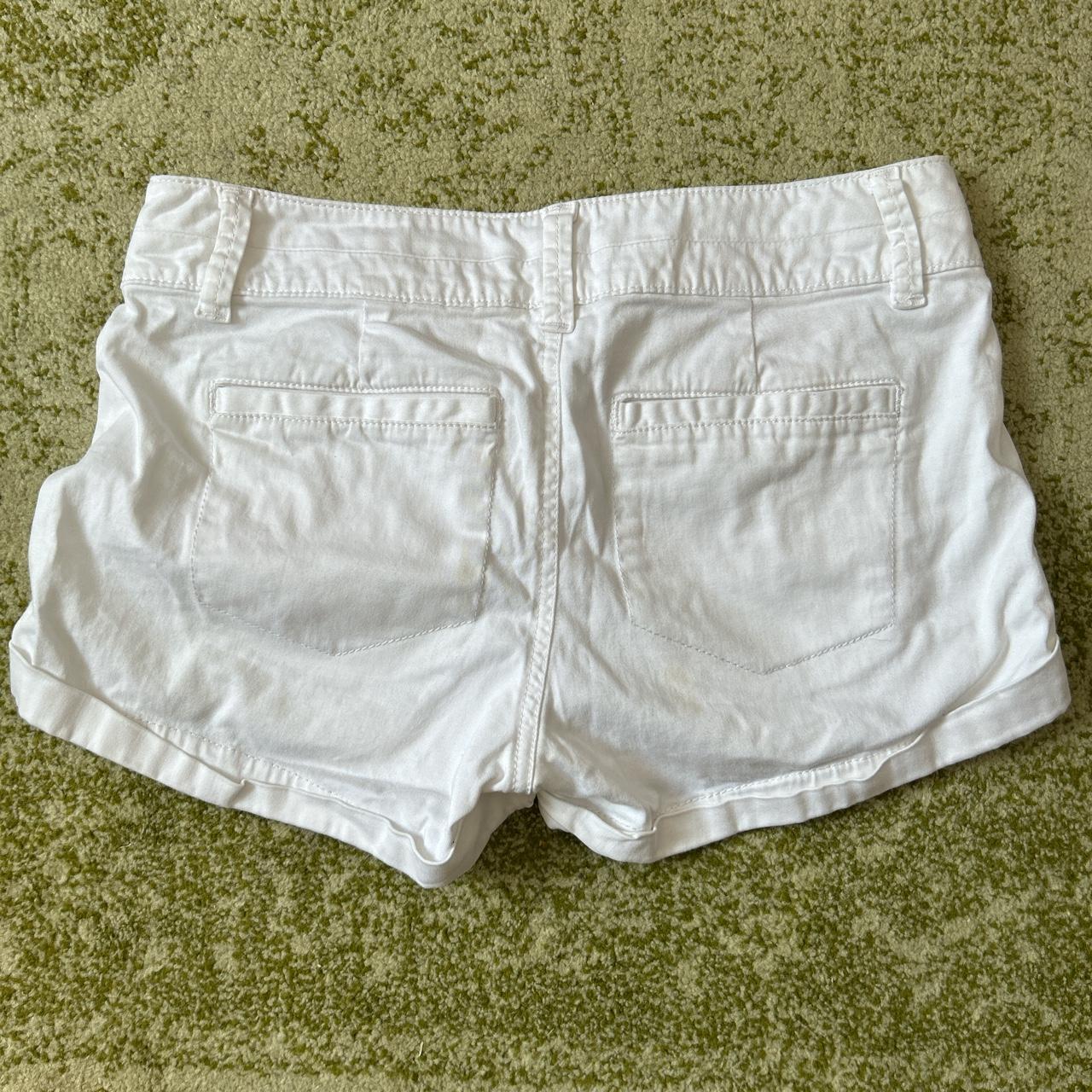 Express Women's White Shorts | Depop