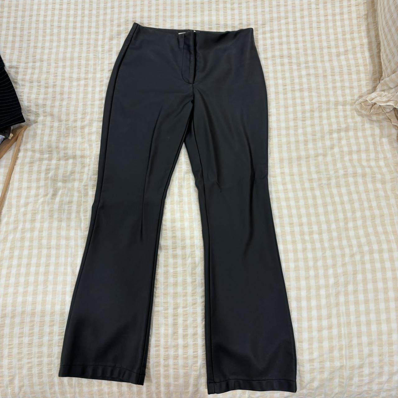 glassons low rise faux leather pants never worn... Depop
