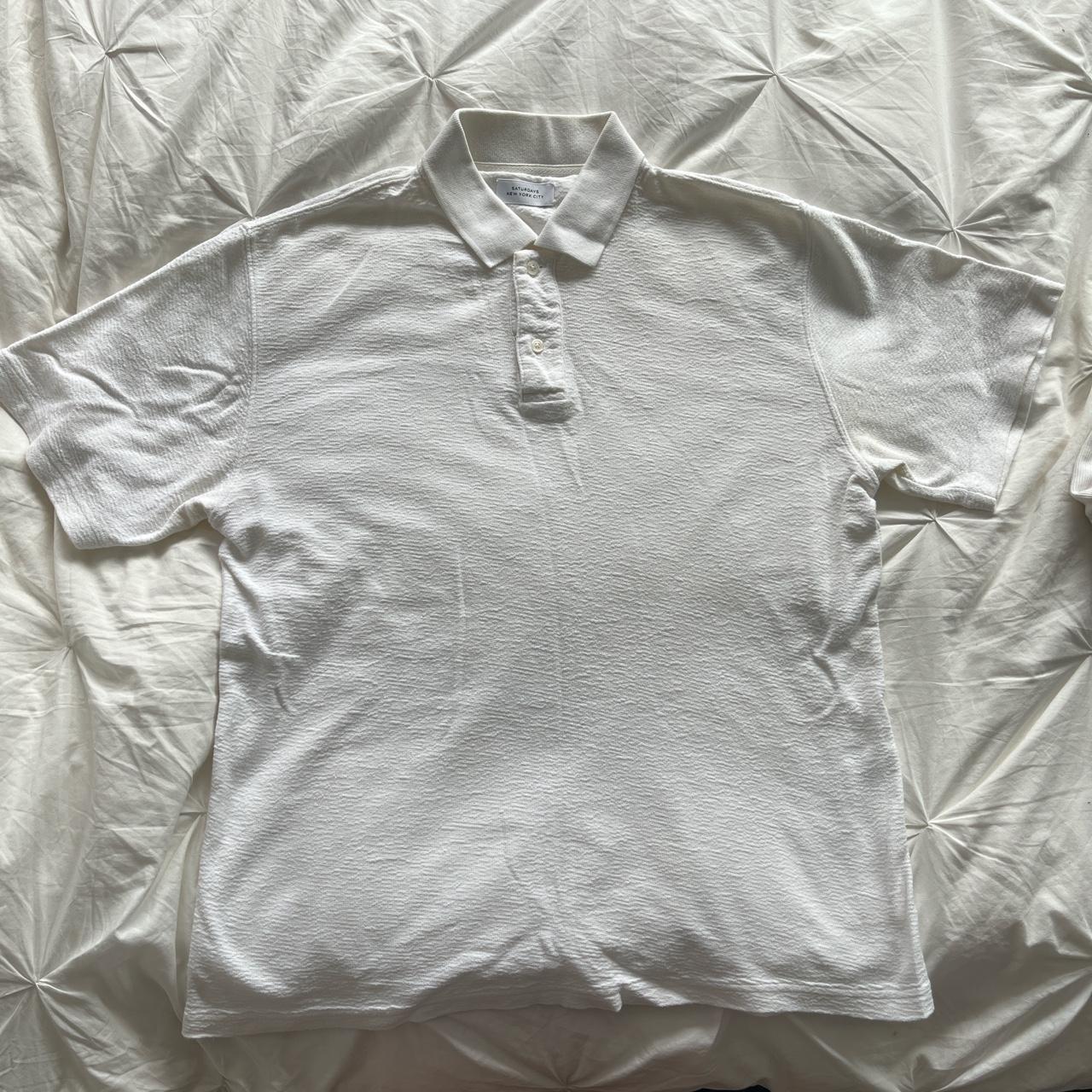 Saturdays Nyc 100% white polo ⛳️ - Depop