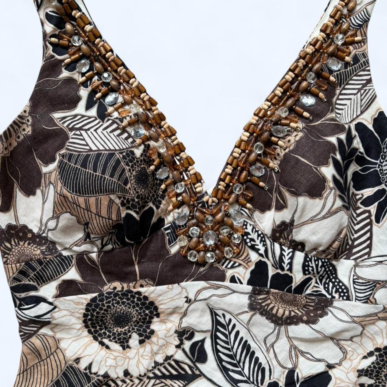 Cache Women's Blouse - Multi/Brown - 2 – Cache be… - image 2