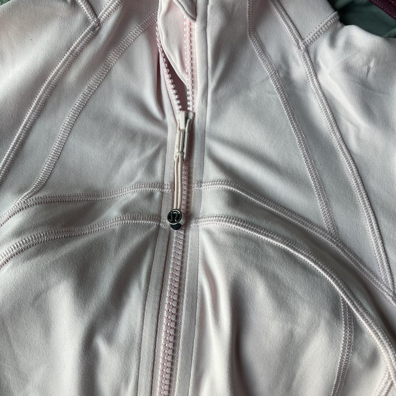 lululemon define jacket strawberry milkshake size 2... - Depop