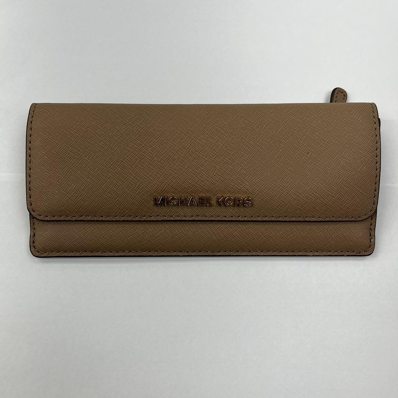 Michael kors wallet cheap tan