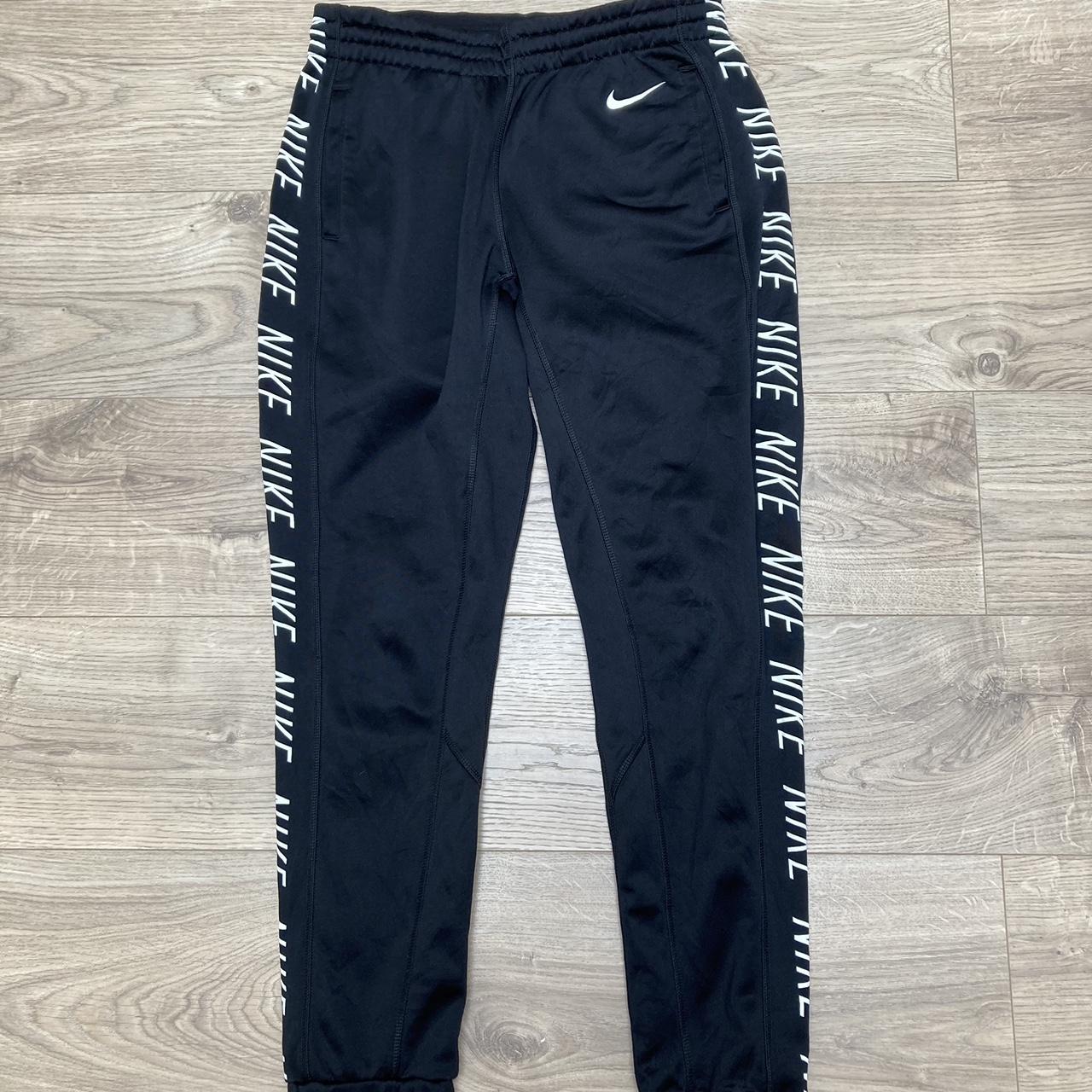 mens black and pink nike tracksuit