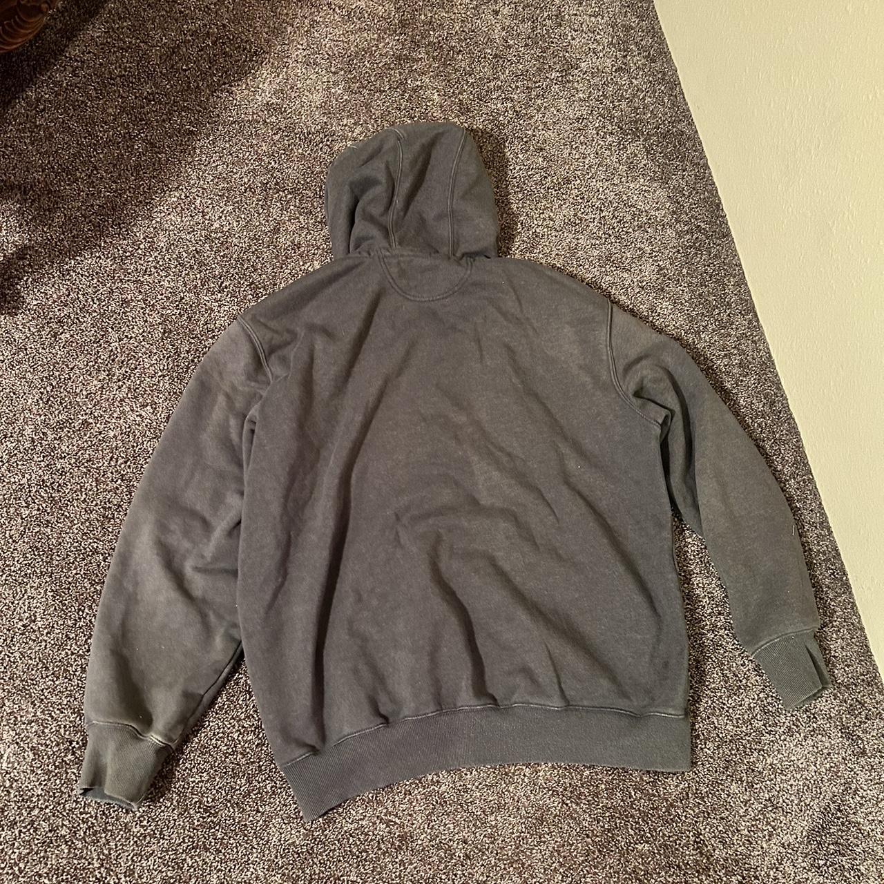 Heavyweight grey carhartt hoodie Size large... - Depop
