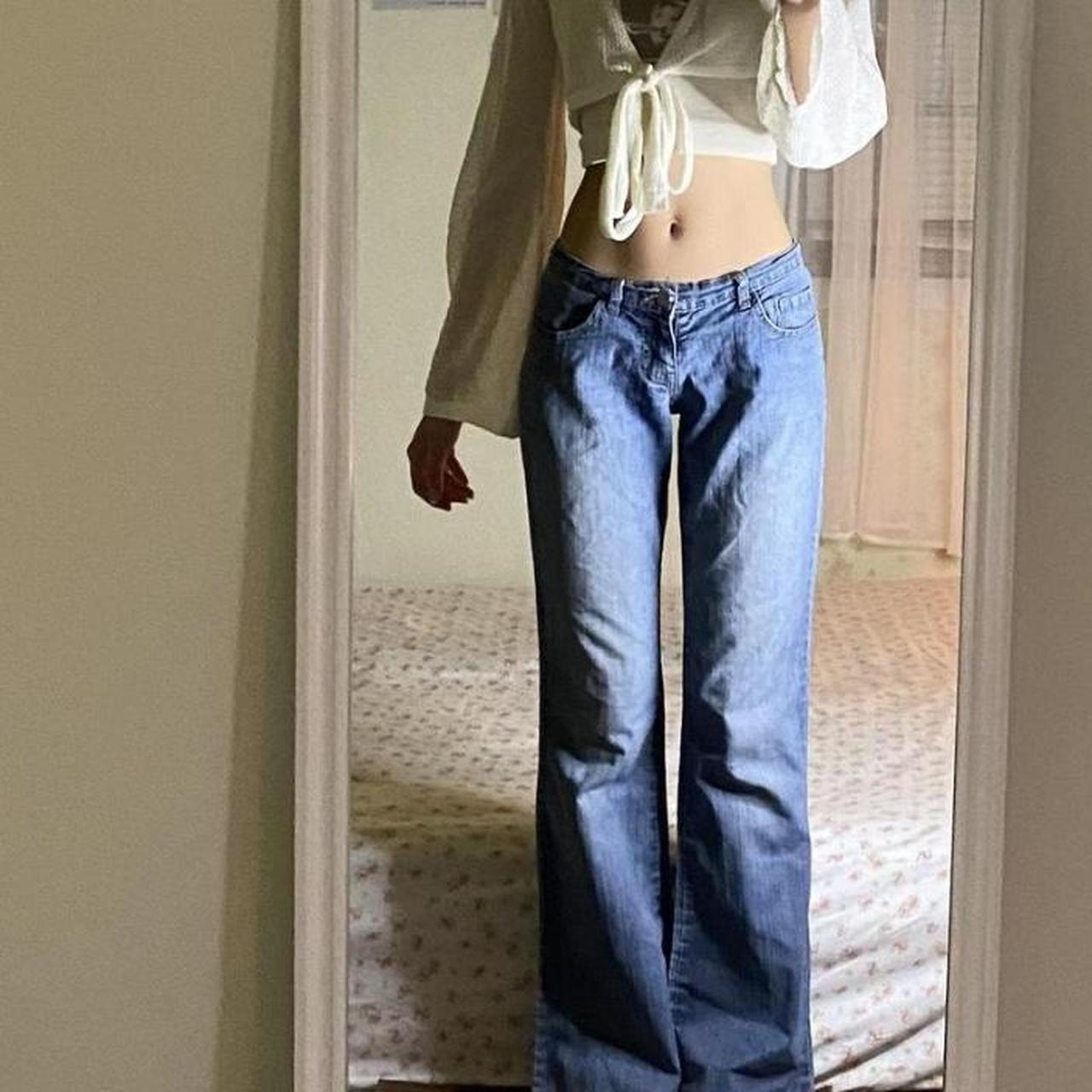 CAT AND JACK Vintage Bootcut Dark Wash Jeans Size... Depop