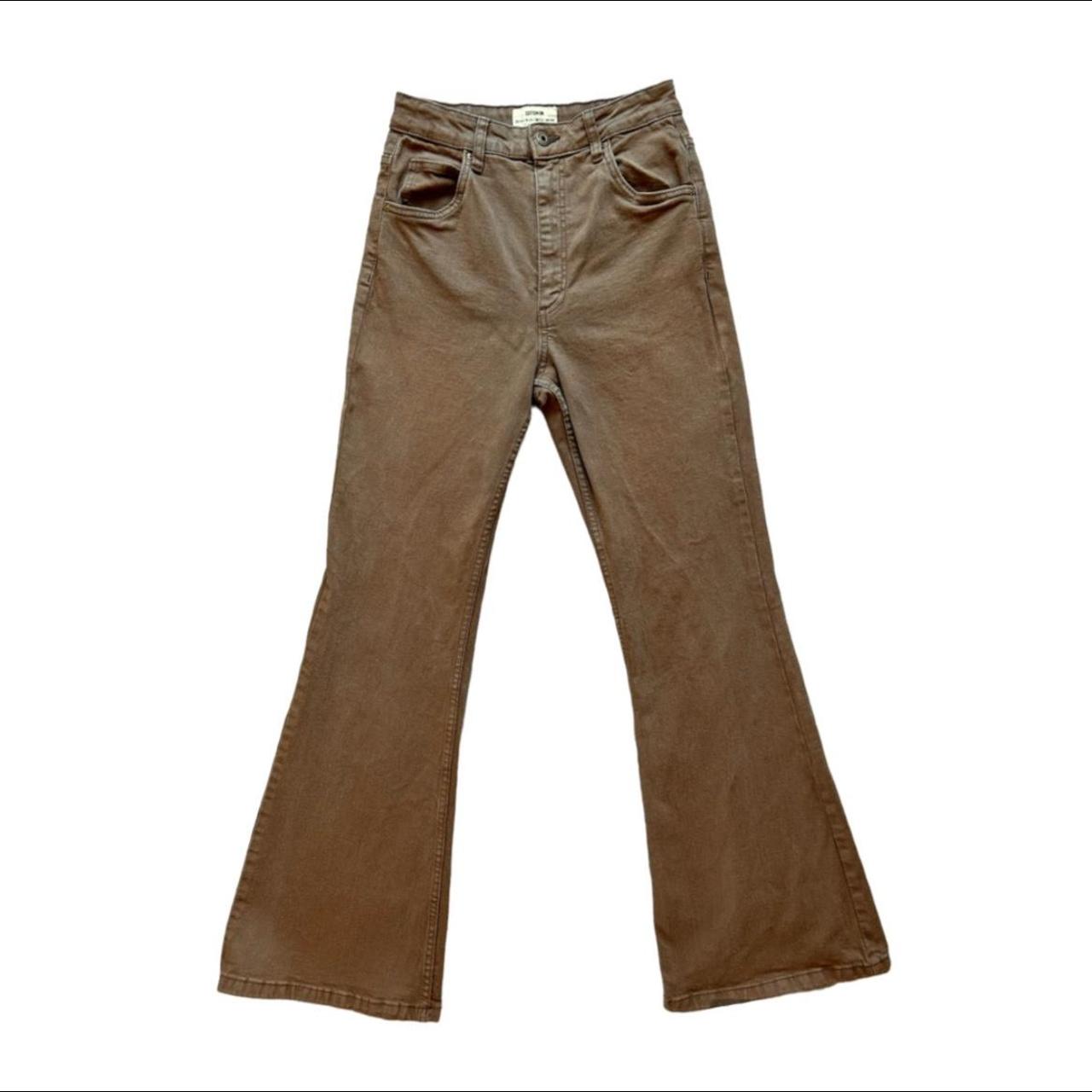 brown original flare jeans #flare #jeans #depop... - Depop